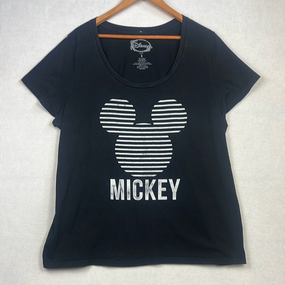 Disney Mickey Mouse Tee T-Shirt Women’s Size 3X Plus Size Cotton Distressed - Picture 1 of 7